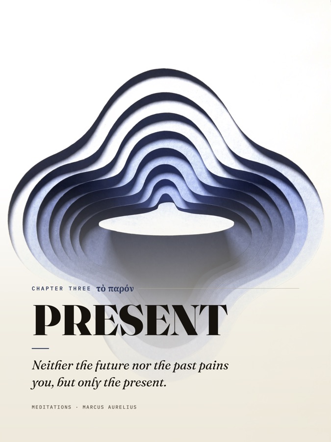 Present, a Meditations art print